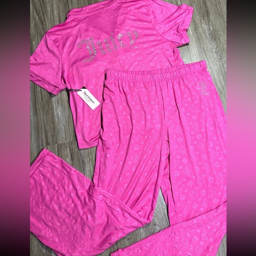Pink Juicy couture pajama set XL
